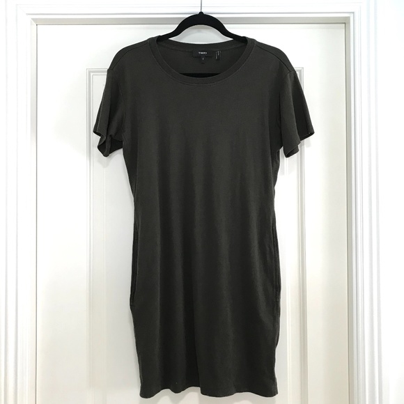 Theory Zissia Classic T Dress - S - Picture 4 of 6